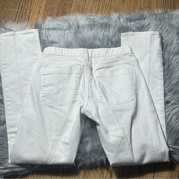J. Crew White Straight Leg Jeans - Picture 7 of 7